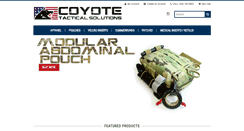 Desktop Screenshot of coyotetacticalsolutions.com